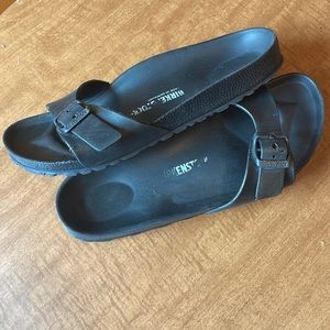 Birkenstock Black EVA Madrid Essentials Sandals. Good Condition. Size 40.